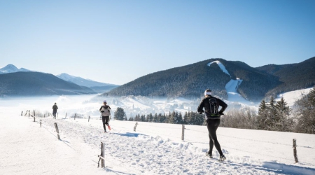 Winterse trailrunning.